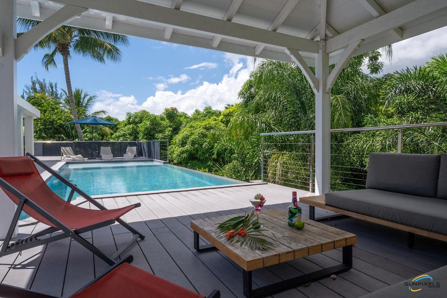 Villa Palm Diamond Jacuzzi & Piscine Prives Le Diamant Ngoại thất bức ảnh